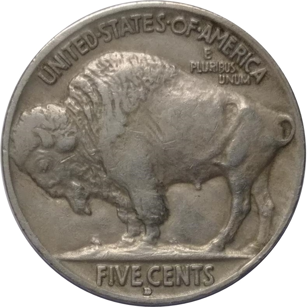 1929-D-5c-Buffalo-Nickel